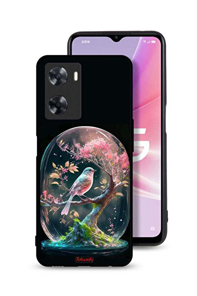 Tolwak Oppo A77s Protective Case Cover Bird In Jarr
