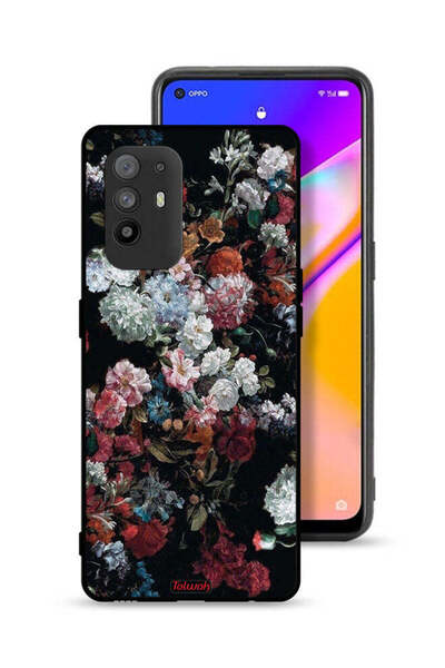 Tolwak غطاء حماية لهاتف Oppo A95 5G بنقشة ورود عتيقة