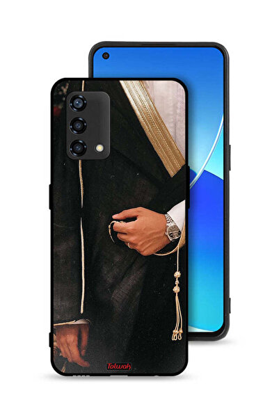 Tolwak غطاء حماية لهاتف Oppo A95 4G ​​بتصميم عربي