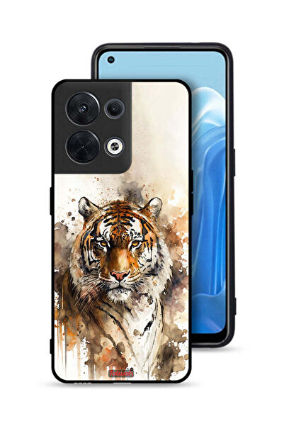 Tolwak غطاء حماية لهاتف Oppo Reno8 5G بنقشة الفهد التجريدي