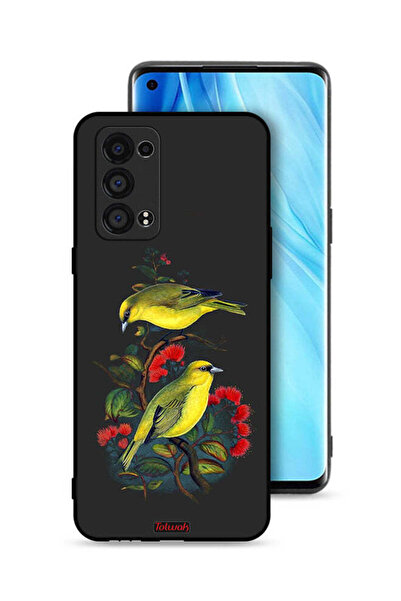 Tolwak غطاء حماية لهاتف Oppo Reno6 Pro Plus 5G بنقشة طيور