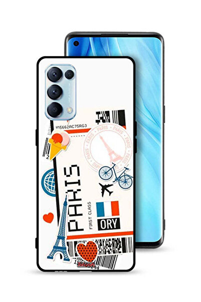 Tolwak غطاء حماية لهاتف Oppo Reno5 Pro 5G - ملصق باريسي