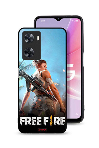 Tolwak غطاء حماية لهاتف Oppo A57s فري فاير