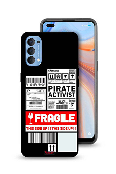 Tolwak غطاء حماية لهاتف Oppo Reno4 4G، ملصق ناشط خاص قابل للكسر