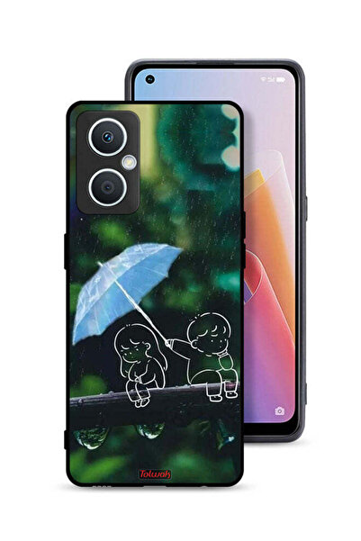 Tolwak جراب حماية Oppo A96 5G (الصين) - زوجين من الفن التجريدي