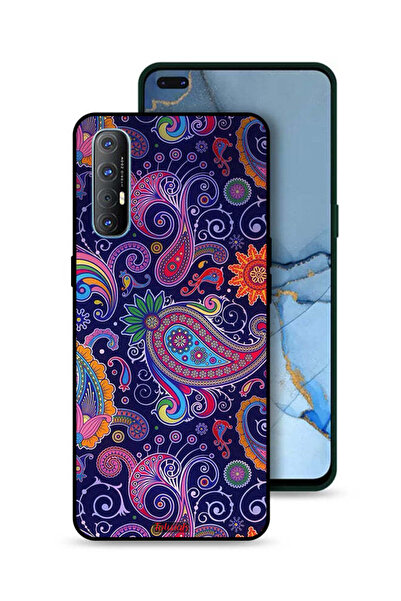 Tolwak غطاء حماية لهاتف Oppo Reno3 Pro 4G بنمط فن الماندالا