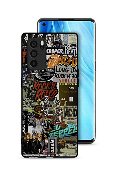 Tolwak غطاء حماية لهاتف Oppo Reno6 Pro 5G، تحيا موسيقى الروك آند رول