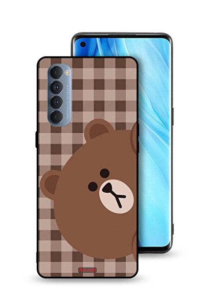 Tolwak غطاء حماية لهاتف Oppo Reno4 Pro 4G بتصميم دب تيدي