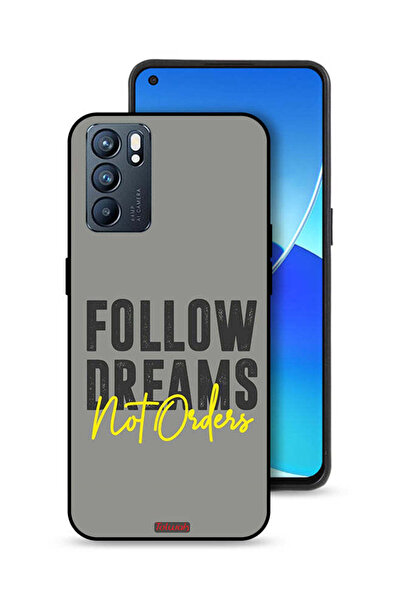 Tolwak غطاء حماية لهاتف Oppo Reno6 5G اتبع الأحلام وليس الأوامر