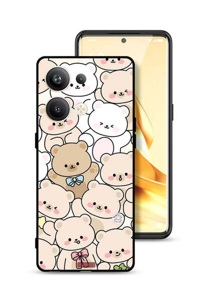 Tolwak غطاء حماية لهاتف Oppo Reno9 Pro Plus 5G بنقشة الدببة