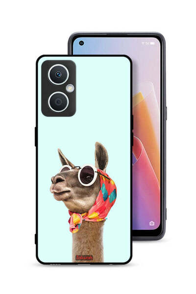 Tolwak غطاء حماية لهاتف Oppo A96 5G (الصين) بتصميم جمل أنيق ولطيف