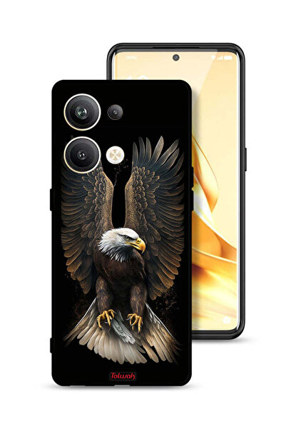 Tolwak غطاء حماية لهاتف Oppo Reno9 Pro Plus 5G بتصميم أجنحة نسر منتشرة