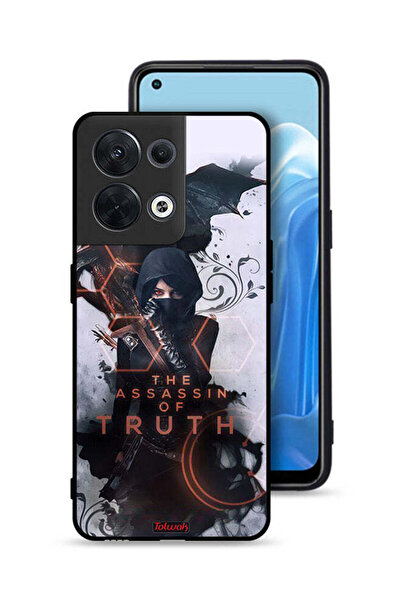 Tolwak غطاء حماية لهاتف Oppo Reno8 5G قاتل الحقيقة