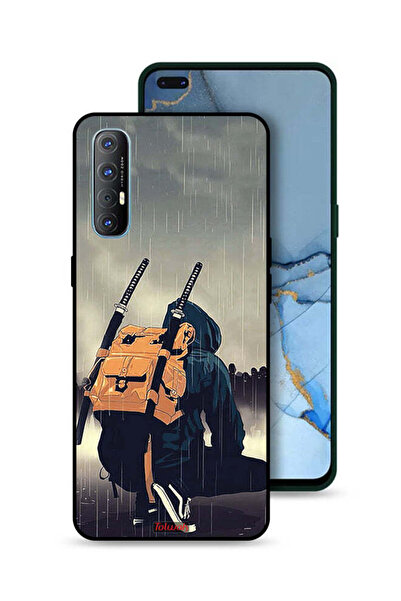 Tolwak غطاء حماية Oppo Reno3 Pro 4G بتصميم سيف ساموراي رقمي