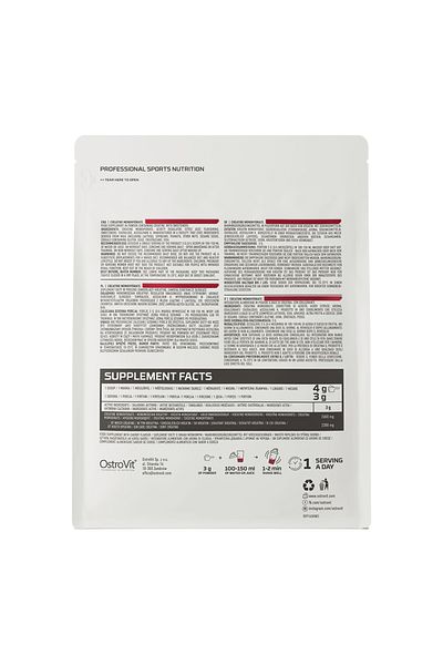 Ostrovit Creatine Monohydrate 300g, Cherries
