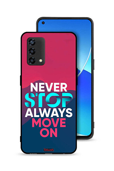 Tolwak جراب حماية Oppo Reno6 Lite لا تتوقف أبدًا، تحرك دائمًا