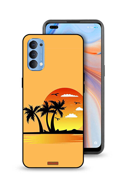 Tolwak غطاء حماية لهاتف Oppo Reno4 4G بتصميم تجريدي