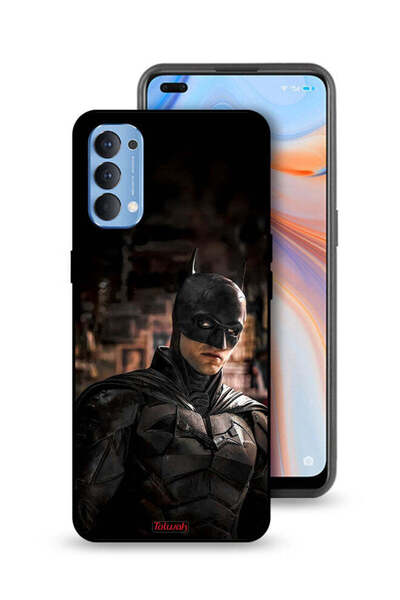 Tolwak غطاء حماية لهاتف Oppo Reno4 4G بتصميم باتمان