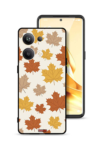 Tolwak غطاء حماية لهاتف Oppo Reno9 Pro Plus 5G بنقشة أوراق الخريف