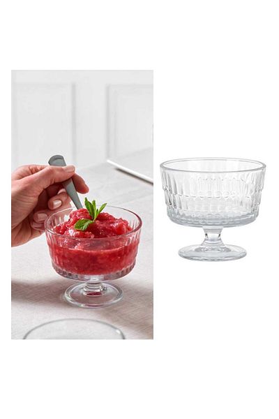 Paşabahçe Ice Cream Bowl with Stand 240 Cc 2 Pieces