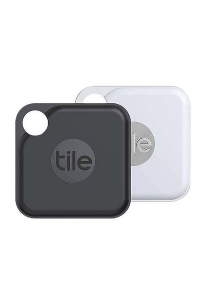Tile 2-Piece Pro 2020 Anti-Lost Smart Tag Finder Black/White