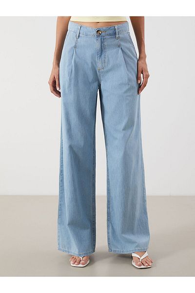 LC Waikiki Jeans Indigo Wideleg Women's Jean Pants
