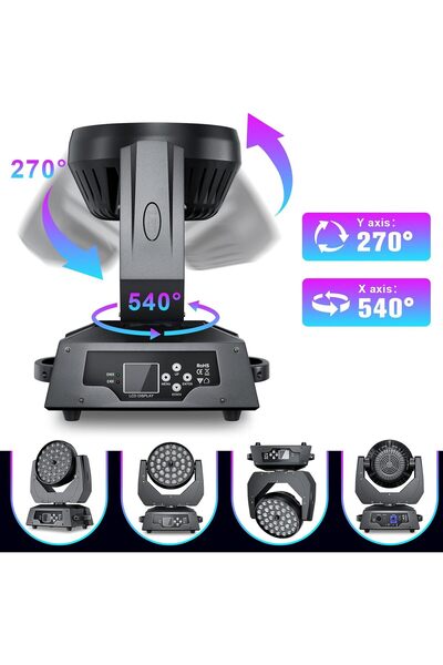 gıves led wash 36x10w zoom