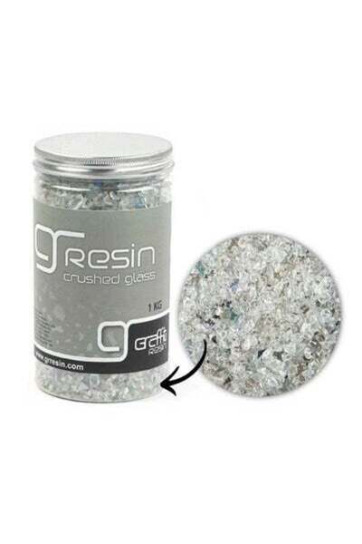 Graffiti Resin كسر زجاج ناعم الوان مشكلة 1كغ