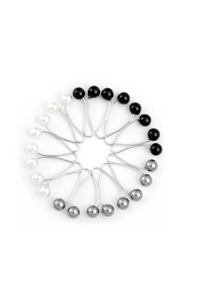 choice2 XZ4258 ١٢ قطعة/عبوة دبابيس تثبيت مانعة للانزلاق للحجاب والشالات النسا...