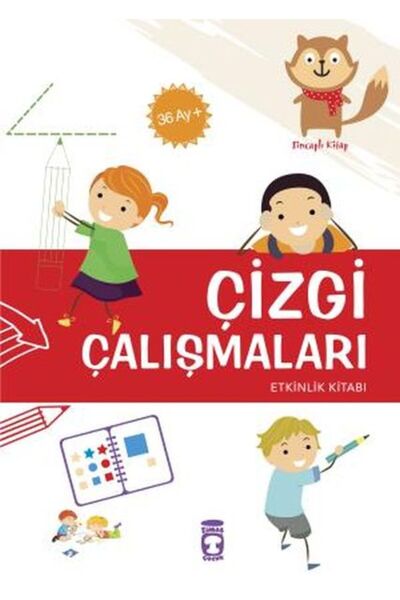 Timaş Çocuk Çizgi Çalışmaları Etkinlik Kitabı (36 Ay)