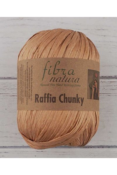 Fibra Natura Ράφια Chunky 100 γρ. 120 Mt Χρώμα 114-18 Buff