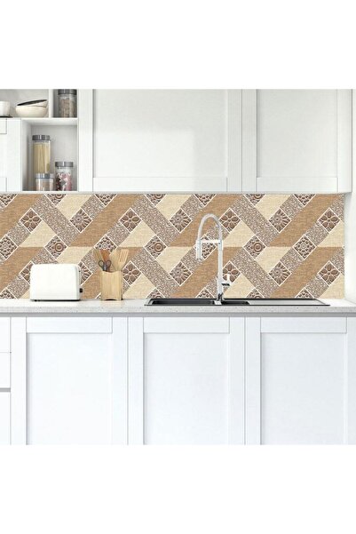 Rabadon ملصق تغليف بلاط رخامي لاصق لسطح المطبخ مقاس 60 سم × 100 سم