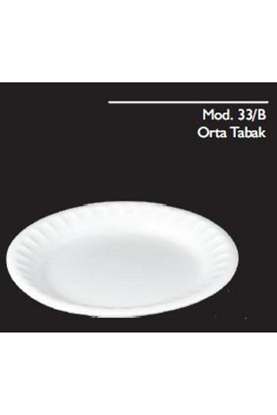 SELANİKLİ MOD 33/B 100 LÜ PK قطر: 20 سم طبق رغوة متوسط ​​الحجم ERZE