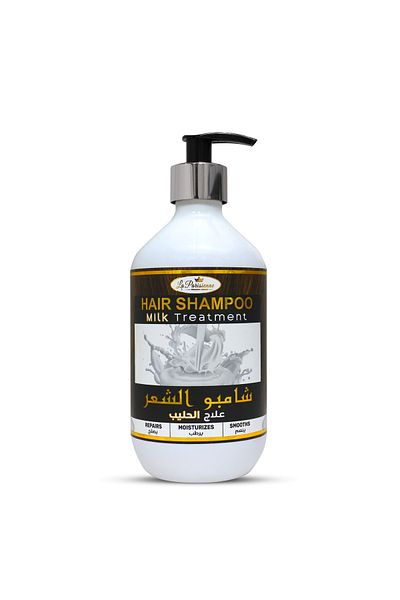 ECOLYTE+ La Parisienne Premium Luxury Shampoo, Repair & Shine, For Men & Women - (Milk Treatment, 500 ml)