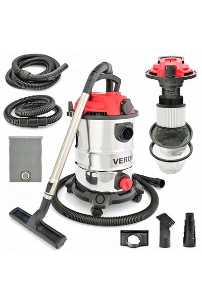 ORYX Aspirator industrial 25L pentru șemineu de cenușă, sobă centrală termică 1650W, oțel inoxidabil SN196