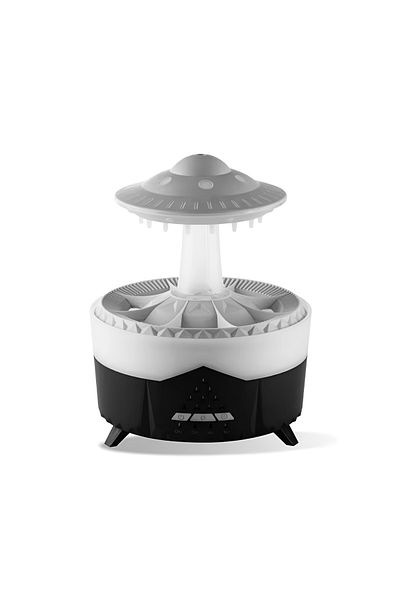 Konzmann Konzmann Water Drop Humidifier, Essential Oil Diffuser, Rain Effect