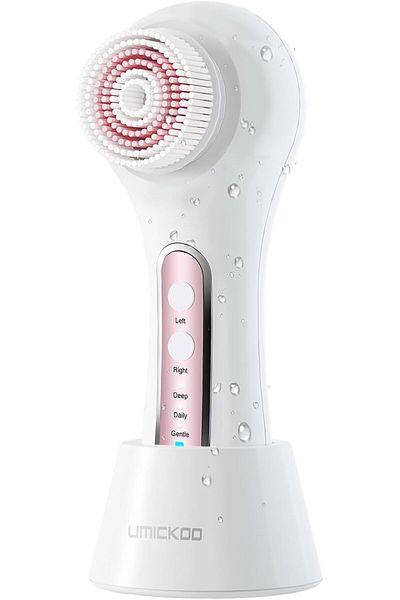 AQGT UMICKOO Face Scrubber Exfoliator, Facial Cleansing Brush Rechargeable