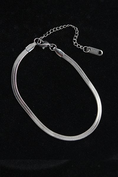 callerrons accessories Italian Model Silver Color Men's Bracelet - Ebj250705W36421