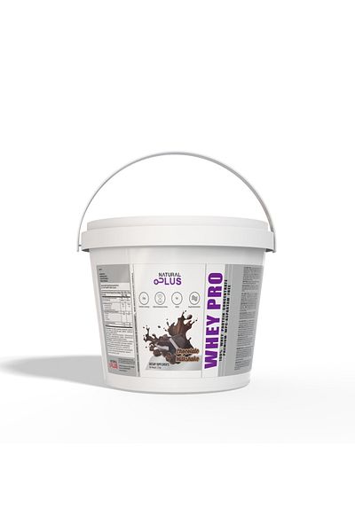 Natural Plus Whey Pro 4 kg - 100% Whey Protein Concentrate, Chocolate Milkshake flavour