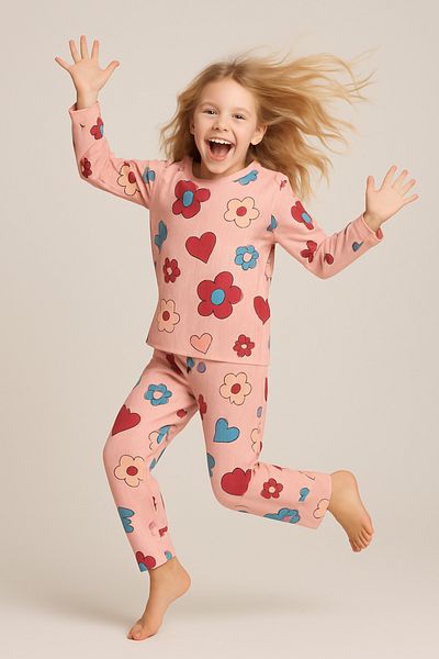 MAXI DRY Cotton Interlock Fabric Seasonal Double Bottom Top Set 3-14 Years