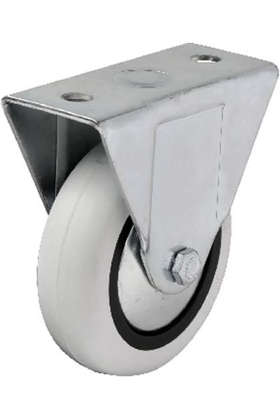 MBB ETİCARET Hts 355 - 75X25 mm Pvc Roller Fixed Caster 4 Pieces