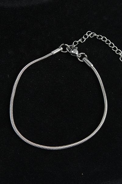 callerrons accessories Oval Italian Model Silver Color Men's Bracelet - Ebj250705W36417
