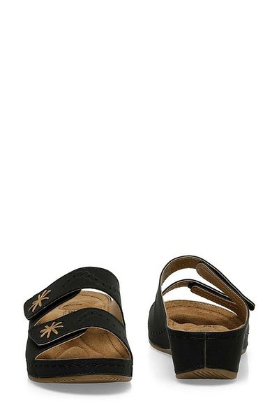 Polaris 105142.Z4Fx Black Women's Slippers