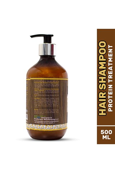 ECOLYTE+ La Parisienne Premium Luxury Shampoo, Repair & Shine, For Men & Women - (Protein Treatment, 500 ml)