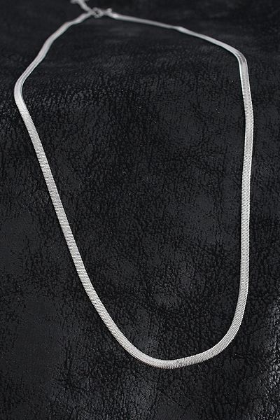 Clariss 316L Steel Classic Italian Chain Model Silver Color Men's Necklace