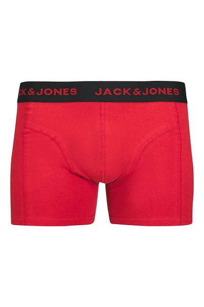 Jack & Jones J&J Jachenry Scull Boxer Trunks 3 Pack Mix Κόκκινο Μαύρο