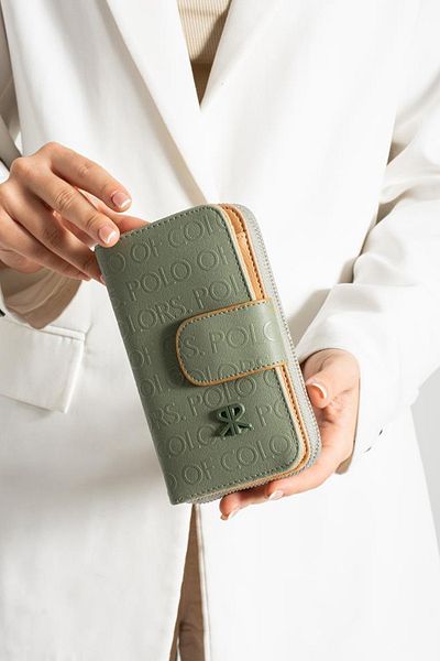 POLO CLUB Original Women's Card Holder Paper & Coin Compartment Model Stylish Card Holder Wallet