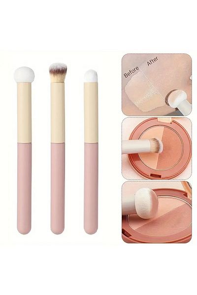gaman 3 Makeup Brushes Set - Flawless and Soft Application