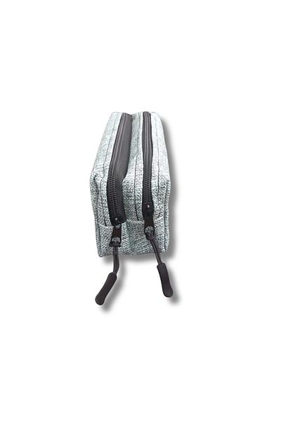uzaktangelir Quality Affordable 2 Compartment Gray Patterned Pen Holder