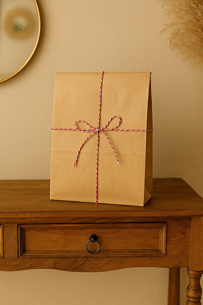 Dekals 5 Adet Mega Boy Körüklü Kraft Hediye Poşeti Dik Duran Hediye Paketi (32x12x41)